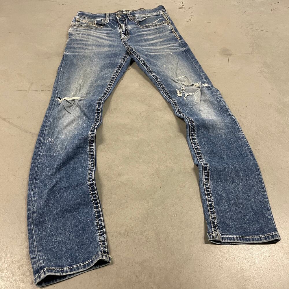 y2k BKE faded western jeans 32x34